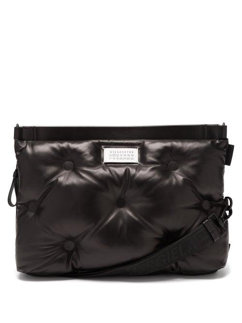 Mens Bags Maison Margiela - Glam Slam Quilted-leather Cross-body Bag - Mens - Black