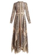 Altuzarra Tamourine Scarf-print Dress