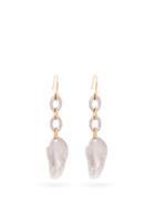 Matchesfashion.com Marni - Leaf Drop Earrings - Womens - Silver Gold
