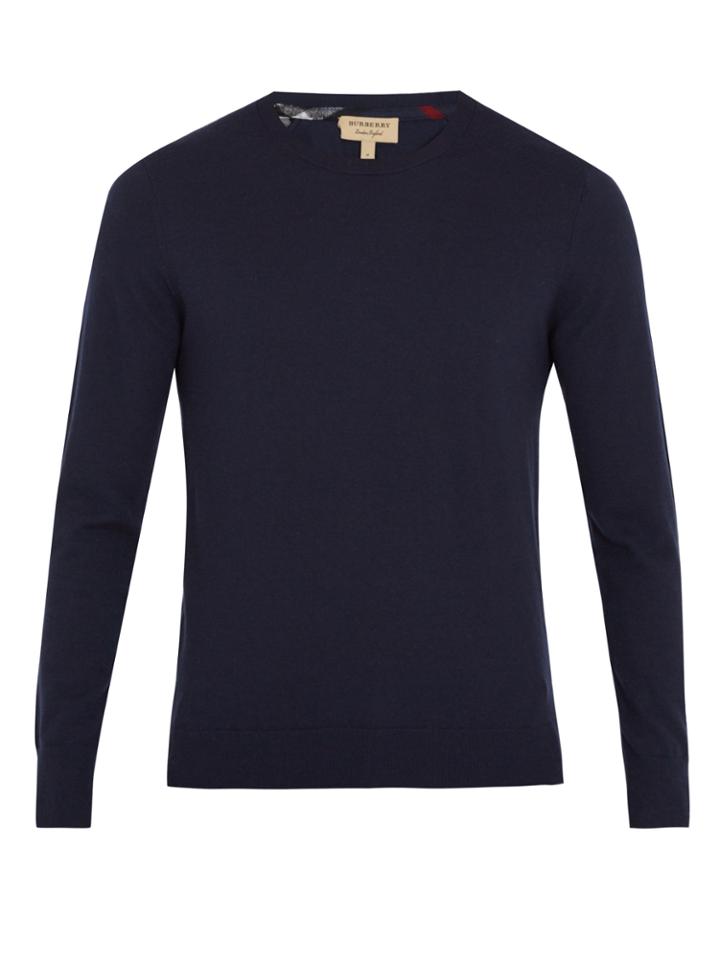 Burberry Kenneth Crew-neck Cashmere Sweater