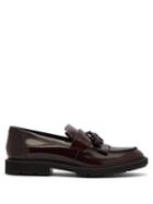Matchesfashion.com Tod's - Tassel Leather Loafers - Mens - Burgundy