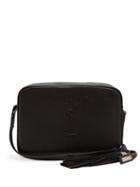 Matchesfashion.com Saint Laurent - Lou Monogram Leather Cross Body Bag - Womens - Black