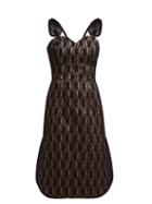 Matchesfashion.com Christopher Kane - Lace Bonded Satin Dress - Womens - Black Multi