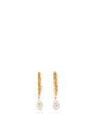 Matchesfashion.com By Alona - Dione Baroque-pearl & 18kt Gold-plated Earrings - Womens - Pearl