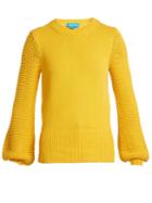 M.i.h Jeans Lova Balloon-sleeved Cotton Sweater