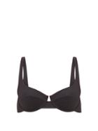 Matchesfashion.com Fisch - Grenadins Underwired Bikini Top - Womens - Black