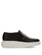 Alexander Mcqueen Skull Raised-sole Slip-on Trainers