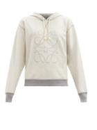 Matchesfashion.com Loewe - Anagram-embroidered Cotton-jersey Sweatshirt - Womens - Grey