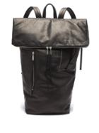 Matchesfashion.com Rick Owens - Leather Duffle Backpack - Mens - Black
