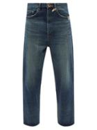 Mihara Yasuhiro - Cargo-pocket Cotton-ripstop And Denim Jeans - Mens - Navy