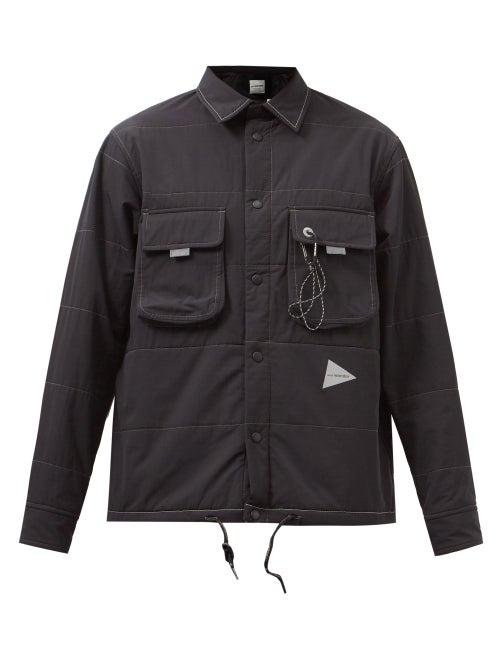 And Wander - Alpha Technical-shell Shirt Jacket - Mens - Black