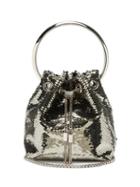 Matchesfashion.com Jimmy Choo - Bonbon Sequinned Clutch Bag - Womens - Silver