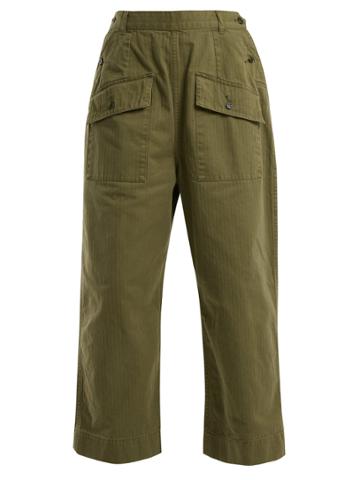 Chimala Patch-pocket Cotton Trousers