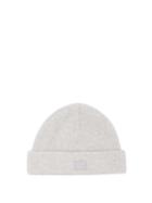Matchesfashion.com Acne Studios - Kansy Face Ribbed Wool-blend Beanie - Mens - Grey