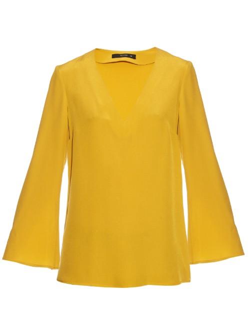 Etro V-neck Silk-crepe Blouse