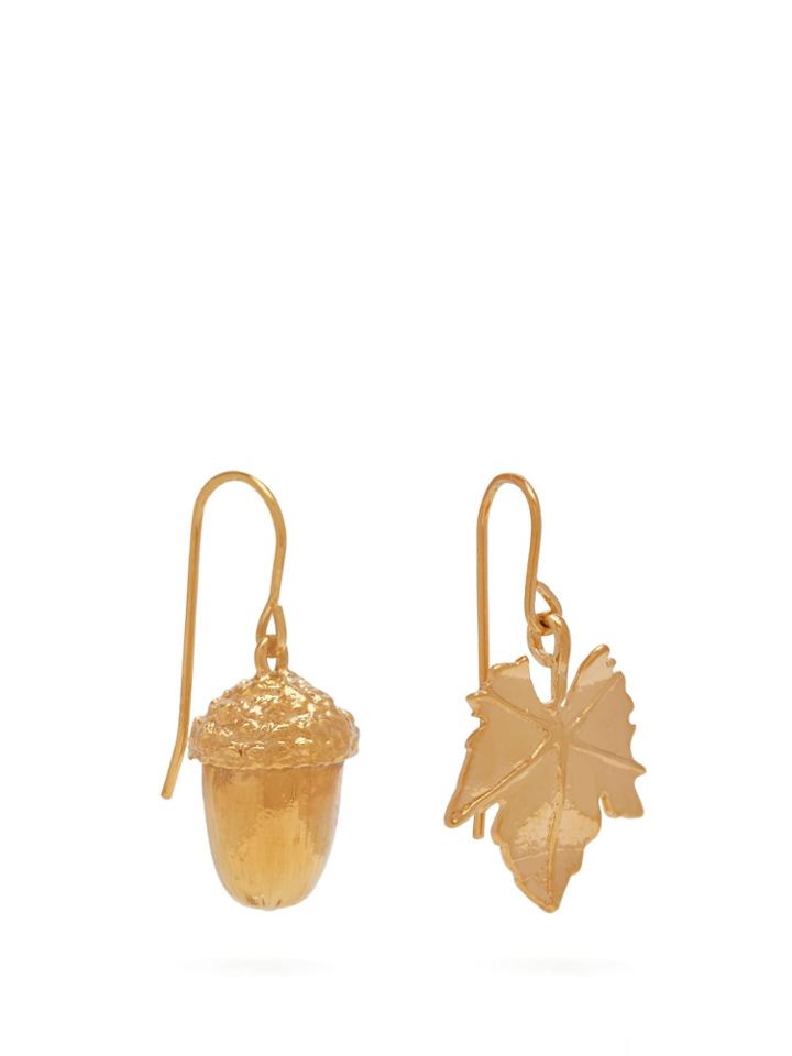 Aurélie Bidermann Aurlie Mismatched Charm Earrings