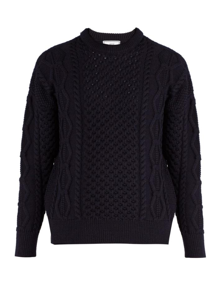 Ami Oversized Wool Sweater