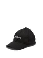 Palm Angels - Logo-embroidered Cotton-twill Cap - Mens - Black White
