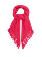 Matchesfashion.com Isabel Marant - Zila Fringed Cashmere And Wool-blend Scarf - Womens - Pink