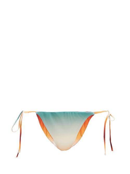 Fe Noel - Simone Spice Gradient-satin Bikini Briefs - Womens - Multi