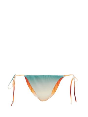 Fe Noel - Simone Spice Gradient-satin Bikini Briefs - Womens - Multi