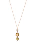 Jacquie Aiche Diamond, Quartz, Tourmaline, Topaz & Gold Necklace