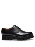 Grenson - Landon Leather Derby Shoes - Mens - Black
