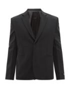 1017 Alyx 9sm - Single-breasted Serge-twill Blazer - Mens - Black