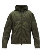 Matchesfashion.com Moncler - Technical Zip-through Hooded Jacket - Mens - Khaki