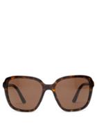 Matchesfashion.com Prada Eyewear - Tortoiseshell Effect Square Sunglasses - Womens - Tortoiseshell