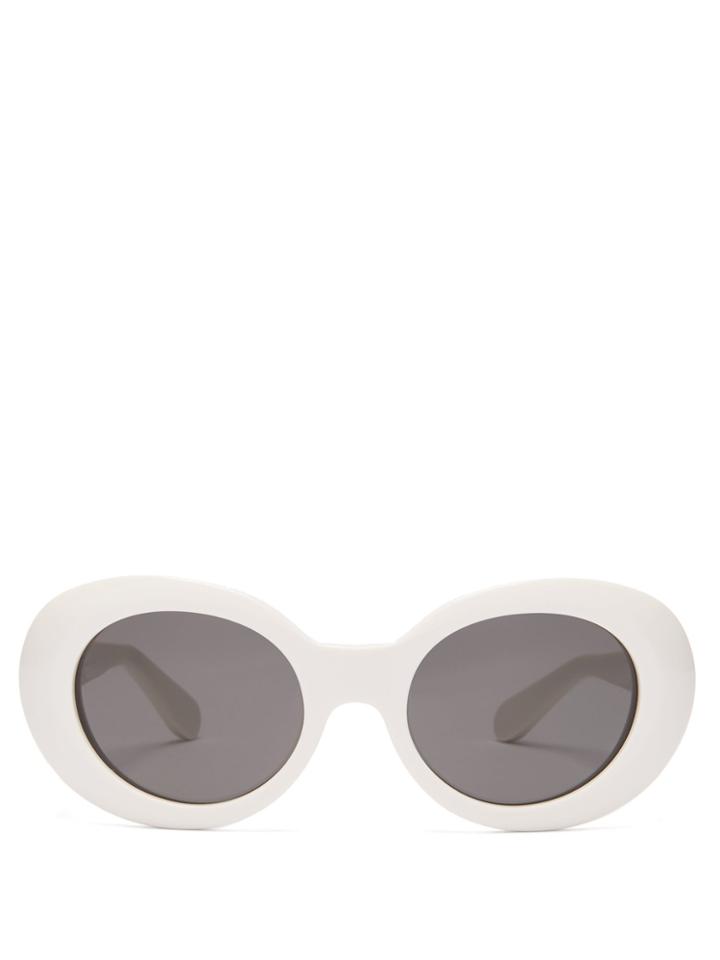 Acne Studios Mustang Oval Acetate Sunglasses