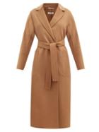 Matchesfashion.com S Max Mara - Amore Coat - Womens - Brown