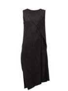 Matchesfashion.com Pleats Please Issey Miyake - Draped Pleated Dress - Womens - Black