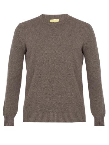 De Bonne Facture Crew-neck Wool Sweater
