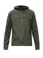 Matchesfashion.com Castore - Leggera Logo-print Technical-shell Hooded Jacket - Mens - Green