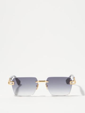 Dita Eyewear - Meta-evo One Rimeless Titanium Sunglasses - Mens - Gold Multi