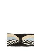 Matchesfashion.com Missoni - Striped Knitted Headband - Womens - Black
