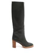 Matchesfashion.com Gabriela Hearst - Bocca Knee High Leather Boots - Womens - Khaki