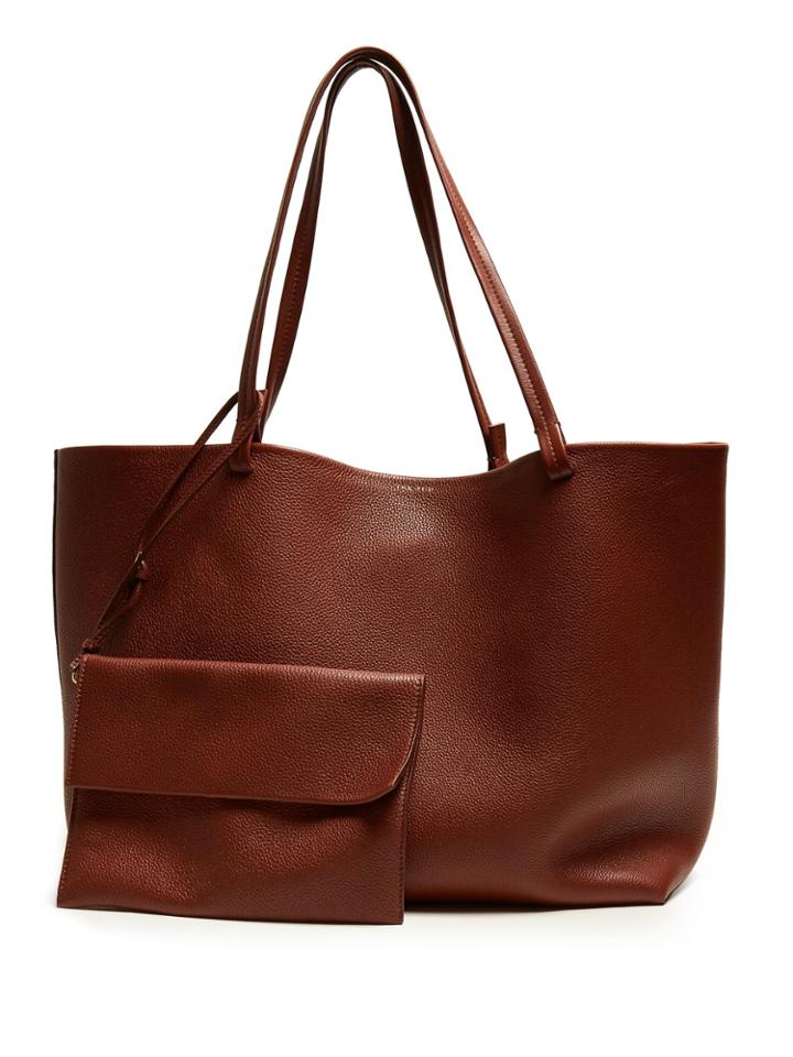 The Row Park Grained-leather Bag