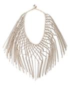 Matchesfashion.com Rosantica By Michela Panero - Oasis Crystal Embellished Lattice Necklace - Womens - Grey Multi