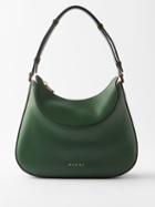 Marni - Milano Small Leather Shoulder Bag - Womens - Dark Green