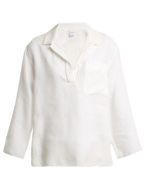 Matchesfashion.com Max Mara Beachwear - Ululato Shirt - Womens - White