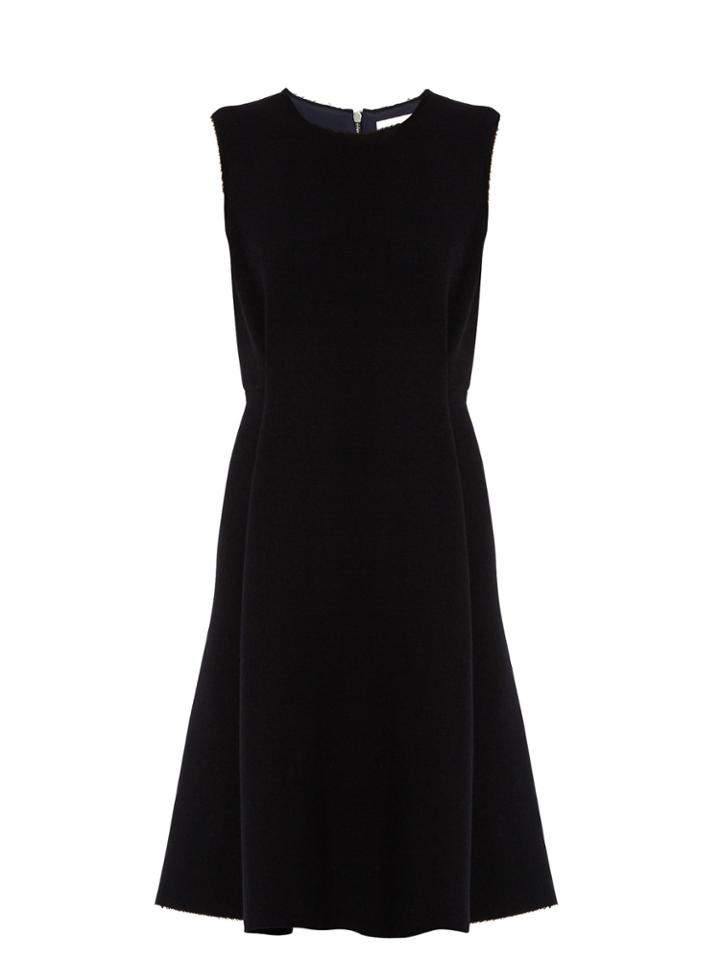 Raey Fold-front Double-crepe Baby Doll Dress