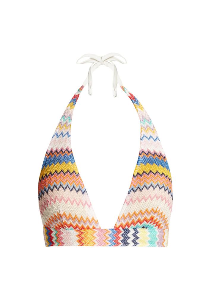 Missoni Mare Zigzag Knit Bikini Top