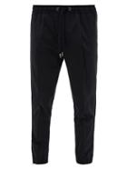 Matchesfashion.com Dolce & Gabbana - Front-seam Jersey Track Pants - Mens - Navy