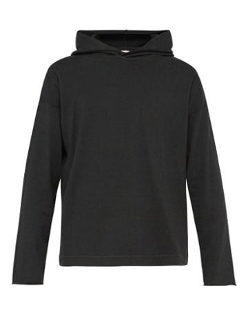 Matchesfashion.com Massimo Alba - Cotton And Cashmere Blend Hooded Sweatshirt - Mens - Charcoal