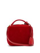 Matchesfashion.com Mark Cross - Baby Laura Velvet Cross Body Bag - Womens - Red