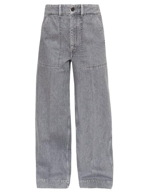 Lemaire - High-rise Wide-leg Jeans - Womens - Denim