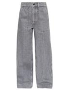 Lemaire - High-rise Wide-leg Jeans - Womens - Denim