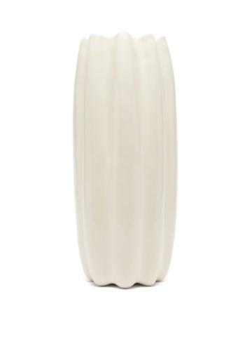 Matchesfashion.com Aerin - Mirabelle Tall Ceramic Vase - Cream